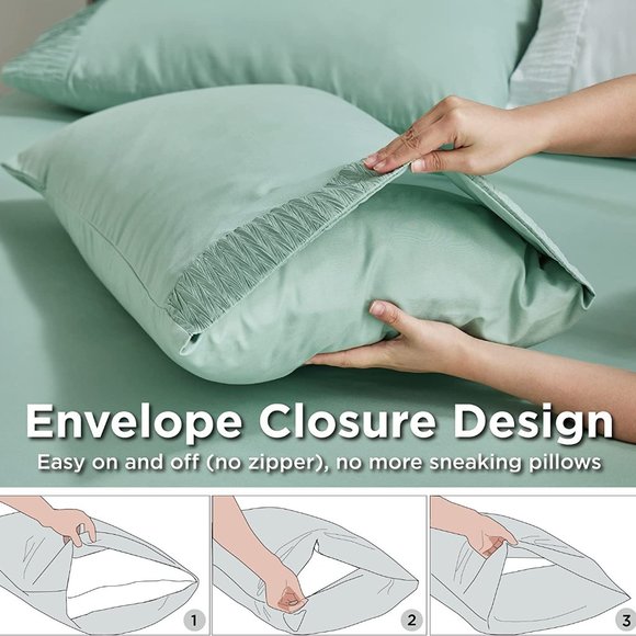 4 PCS Sheets Set  - Soft Bed Sheets , Cooling Microfiber - Picture 9 of 16